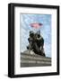 American Soldiers Placing American Flag to Honor Marines-Tim Clary-Framed Photographic Print