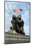 American Soldiers Placing American Flag to Honor Marines-Tim Clary-Mounted Photographic Print