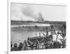 American Soldiers Watching Boat During Philippine Insurrection-null-Framed Photographic Print