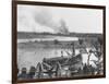 American Soldiers Watching Boat During Philippine Insurrection-null-Framed Photographic Print