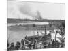 American Soldiers Watching Boat During Philippine Insurrection-null-Mounted Photographic Print