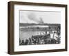 American Soldiers Watching Boat During Philippine Insurrection-null-Framed Photographic Print