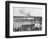 American Soldiers Watching Boat During Philippine Insurrection-null-Framed Photographic Print