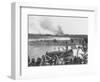 American Soldiers Watching Boat During Philippine Insurrection-null-Framed Photographic Print