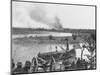American Soldiers Watching Boat During Philippine Insurrection-null-Mounted Photographic Print