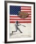 American Sports: Baseball 1-GraphINC-Framed Art Print
