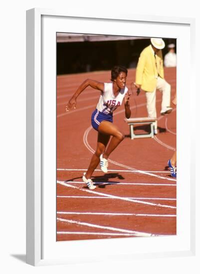 American Sprinter Edith Mcguire at Tokyo 1964 Summer Olympics, Japan-Art Rickerby-Framed Photographic Print