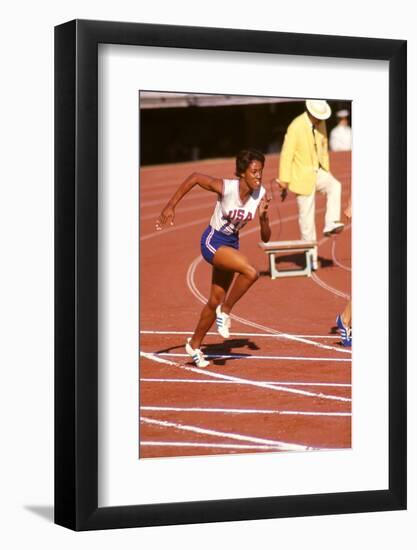 American Sprinter Edith Mcguire at Tokyo 1964 Summer Olympics, Japan-Art Rickerby-Framed Photographic Print