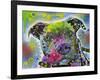 American Staffordshire Terrier-Dean Russo-Framed Giclee Print