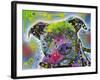 American Staffordshire Terrier-Dean Russo-Framed Giclee Print