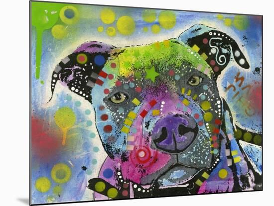 American Staffordshire Terrier-Dean Russo-Mounted Giclee Print