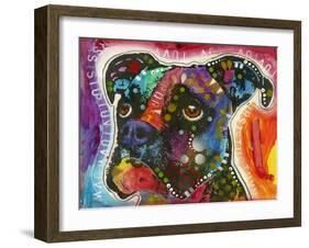 American Staffordshire Terrier-Dean Russo-Framed Giclee Print