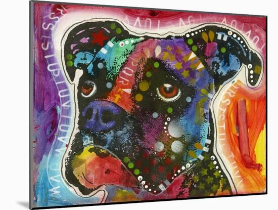 American Staffordshire Terrier-Dean Russo-Mounted Giclee Print