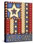 American Star Welcome-Cathy Horvath-Buchanan-Stretched Canvas