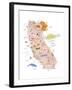 American State - Cali-Clara Wells-Framed Giclee Print