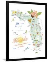 American State - Florida-Clara Wells-Framed Giclee Print