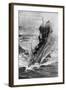 American Submarine 'Preparedness' at Full Speed, First World War, 1914-1918-null-Framed Giclee Print