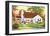 American Suburban Home-null-Framed Premium Giclee Print