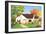 American Suburban Home-null-Framed Art Print