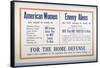 American Suffrage Poster-David J. Frent-Framed Stretched Canvas