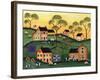 American Sunshine Country Farm-Cheryl Bartley-Framed Giclee Print