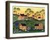 American Sunshine Country Farm-Cheryl Bartley-Framed Giclee Print