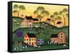 American Sunshine Country Farm-Cheryl Bartley-Framed Stretched Canvas