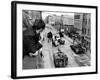 American Tanks at the Friedrichstrasse Checkpoint Crossing Through the Berlin Wall-null-Framed Photo