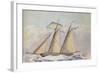 American Topsail Schooner, 1825-John Rogers-Framed Giclee Print