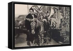 American Tourists in Tijuana-null-Framed Stretched Canvas