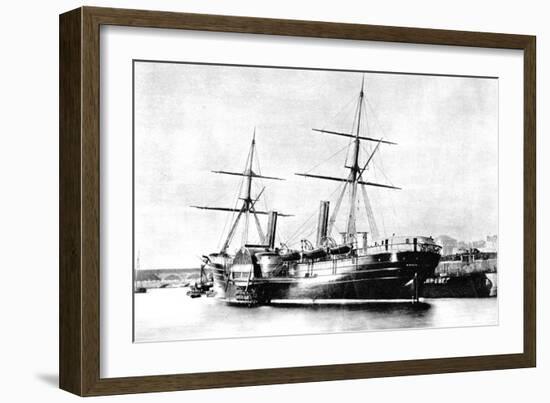 American Transatlantic Steamship, Arago, 1856-null-Framed Giclee Print