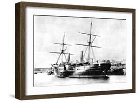 American Transatlantic Steamship, Arago, 1856-null-Framed Giclee Print