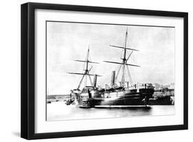 American Transatlantic Steamship, Arago, 1856-null-Framed Giclee Print