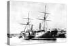 American Transatlantic Steamship, Arago, 1856-null-Stretched Canvas