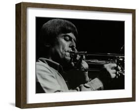 American Trombonist Bill Watrous Playing at the Forum Theatre, Hatfield, Hertfordshire, 1982-Denis Williams-Framed Photographic Print