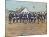 American Troops at Civil War Camp-null-Mounted Photographic Print