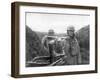 American Troops at the Front Delivering Soup to their Comrades, 1917-1918-null-Framed Giclee Print