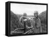 American Troops at the Front Delivering Soup to their Comrades, 1917-1918-null-Framed Stretched Canvas