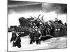 American Troops D-Day-null-Mounted Photographic Print