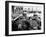 American Troops Face East Berlin at Checkpoint Charlie at Friedrichstrasse in West Berlin-null-Framed Photo