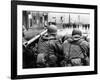 American Troops Face East Berlin at Checkpoint Charlie at Friedrichstrasse in West Berlin-null-Framed Photo