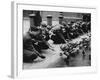 American Troops Feeding Pigeons-Associated Newspapers-Framed Photo