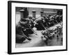 American Troops Feeding Pigeons-Associated Newspapers-Framed Photo