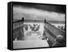 American Troops on Omaha Beach During D Day Invasion of Normandy-null-Framed Stretched Canvas