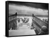 American Troops on Omaha Beach During D Day Invasion of Normandy-null-Framed Stretched Canvas