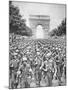 American Troops Parade Through the City, August 1944-null-Mounted Photographic Print