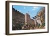 American Troops Scaling the Tartar Wall in Peking in 1900 During the Boxer Rebellion-null-Framed Giclee Print