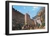 American Troops Scaling the Tartar Wall in Peking in 1900 During the Boxer Rebellion-null-Framed Giclee Print