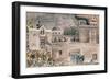 American Troops under General Doniphan Storm the Bishop's Palace in Monterrey, c.1846-Private Samuel Chamberlain-Framed Giclee Print