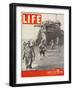 American Troops Wading Ashore from Landing Craft During the Invasion of Salerno, March 27, 1944-George Rodger-Framed Photographic Print